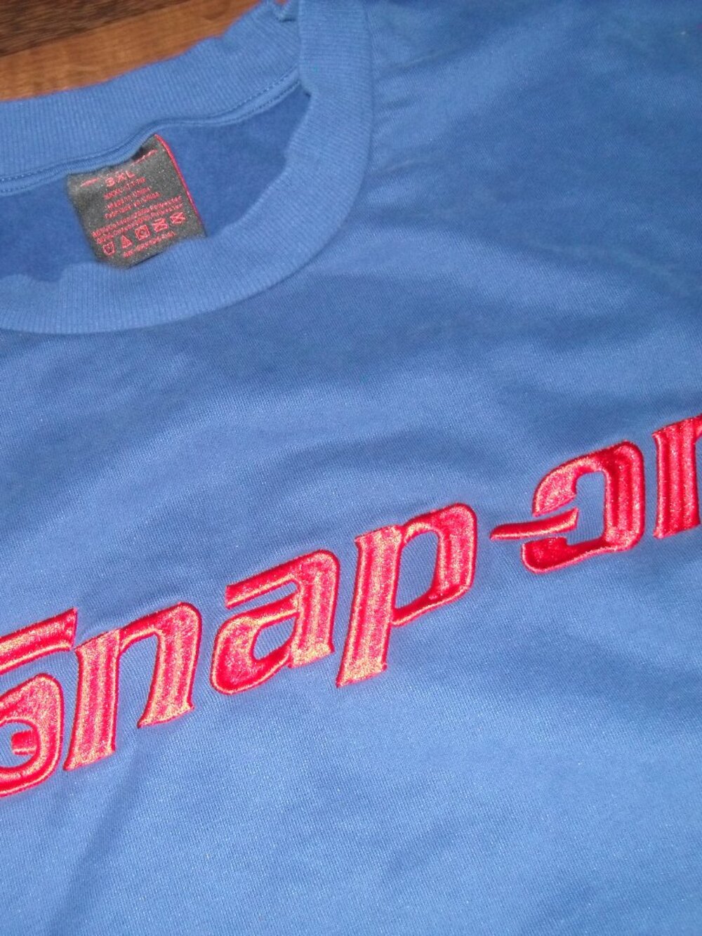 Vintage Snap-on Tools Embroidered Crewneck Sweatshirt – Size 3XL